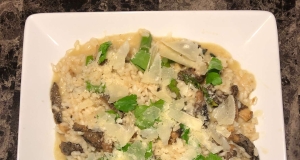 Asparagus and Morel Risotto
