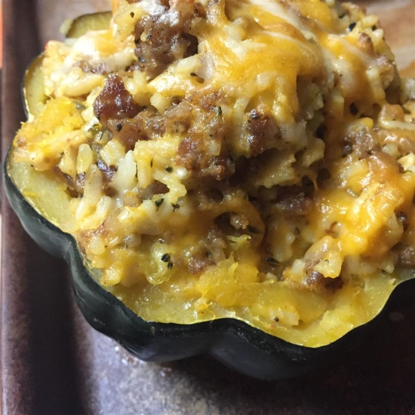 Stuffed Acorn Squash Supreme