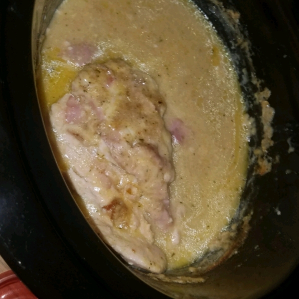 Slow Cooker Chicken Cordon Bleu