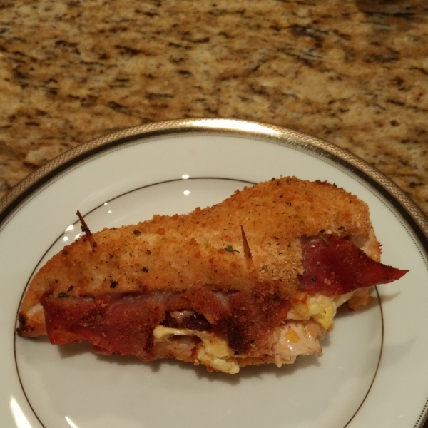 Cream Cheese and Prosciutto Stuffed Chicken