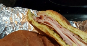 Baked Ham and Chile Sandwiches