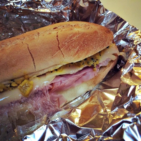Baked Ham and Chile Sandwiches