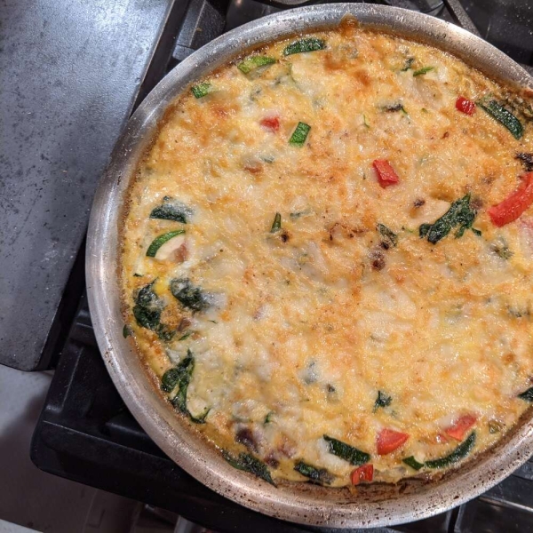 Spring Vegetable Frittata for Mother