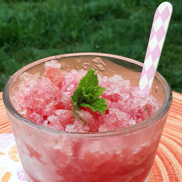 Watermelon Mojito Granita