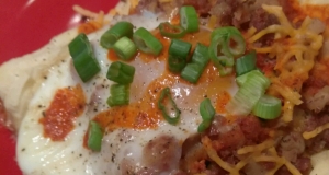 Corned Beef Hash & Egg Pastry Squares
