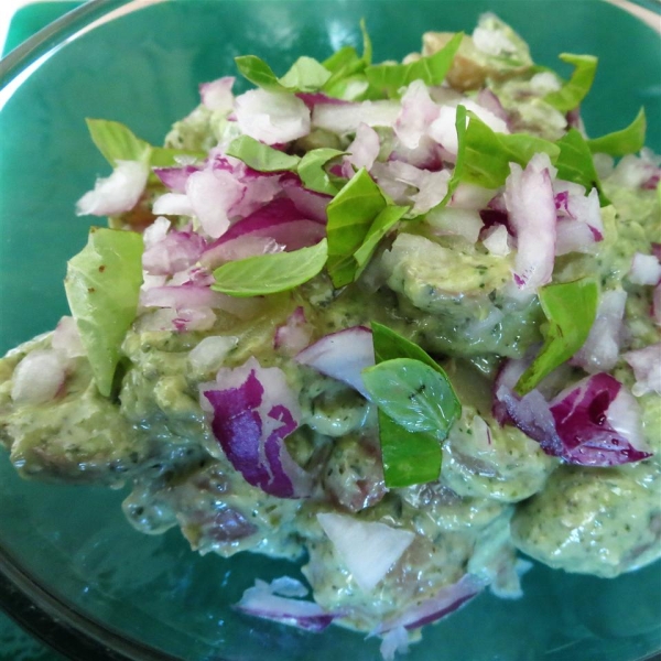 Basil Pesto Potato Salad