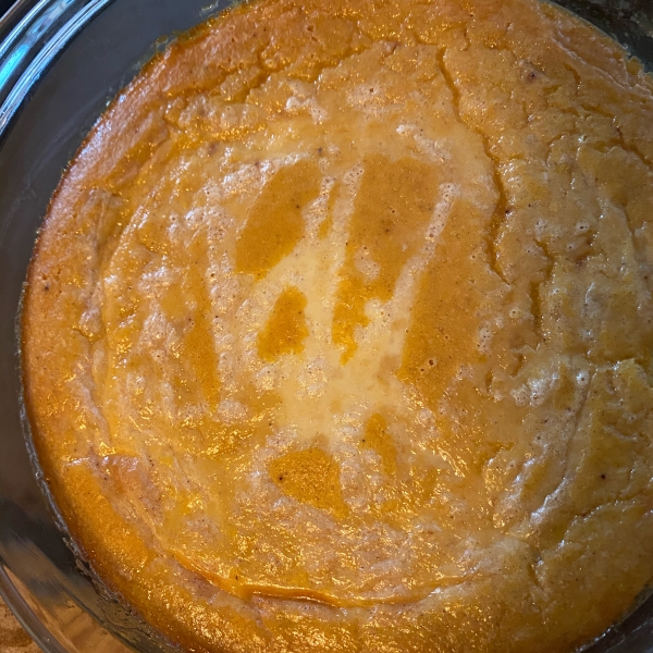 Baked Indian Pudding With Maple Syrup