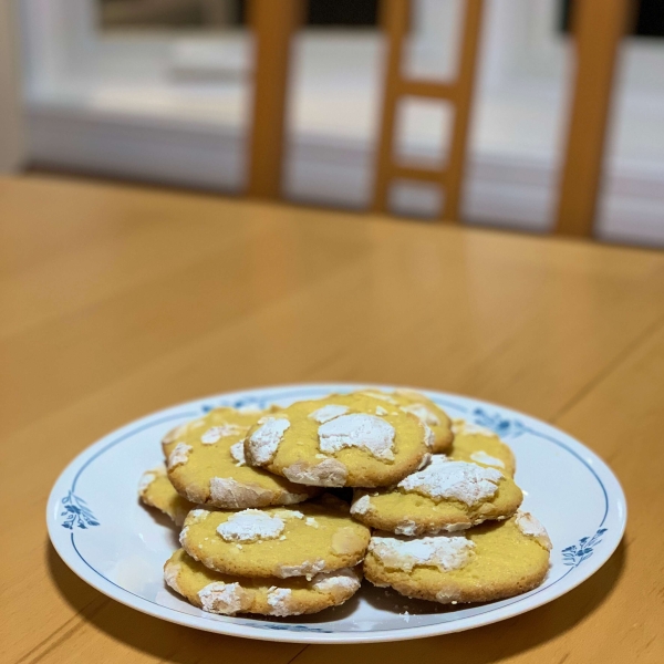 Lemon Crinkle Cookies