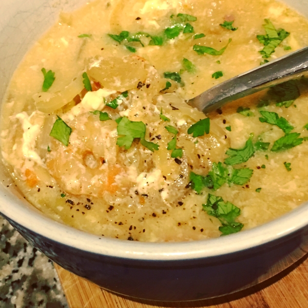 Hot and Sour Chicken and Cabbage Soup