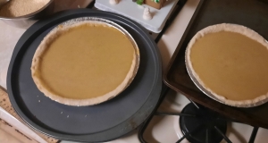 Homemade Fresh Pumpkin Pie