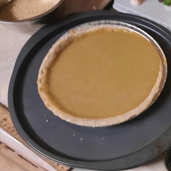 Homemade Fresh Pumpkin Pie