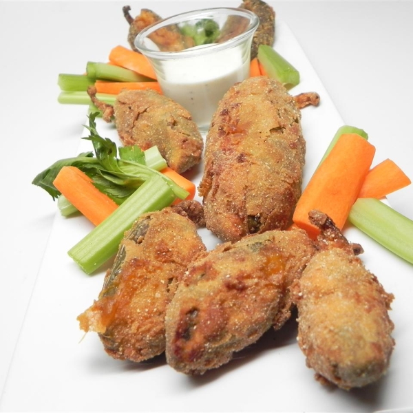 Jodi's Deep-Fried Stuffed Jalapenos