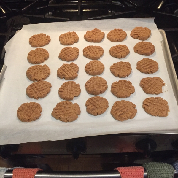 Sugar-Free Peanut Butter Cookies