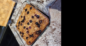 Coconut-Blueberry Baked Oatmeal