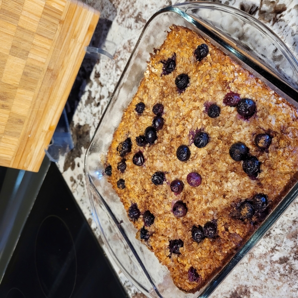 Coconut-Blueberry Baked Oatmeal