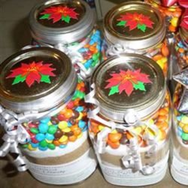 Candy-Coated Chocolates Cookie Mix In A Jar