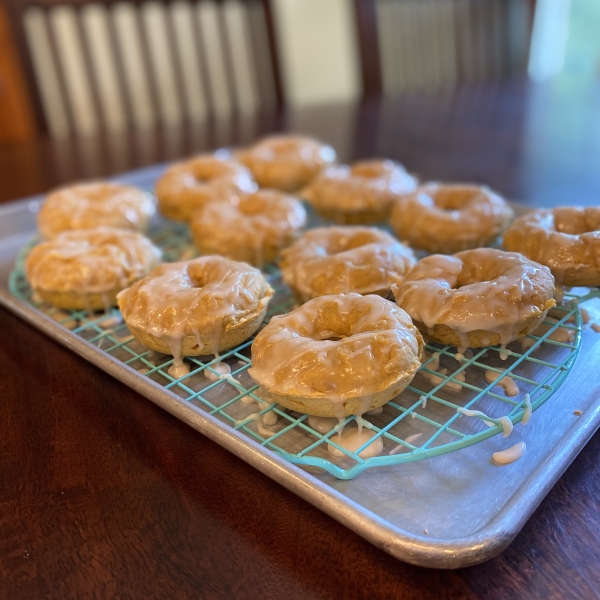 Glazed Pumpkin Donuts