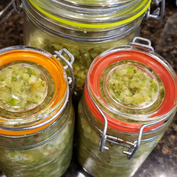 Spicy Green Tomato Salsa