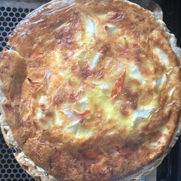 Crab and Swiss Quiche