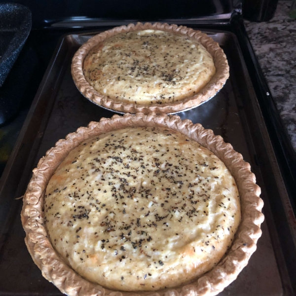 Crab and Swiss Quiche