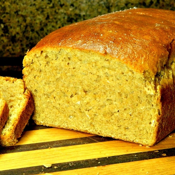 Honey Wheat Oat Flour Bread Machine Bread