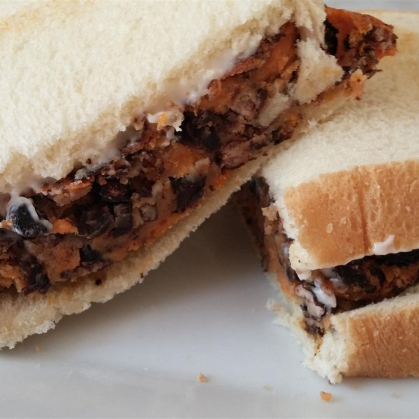 Black Bean Burgers with Sweet Potato