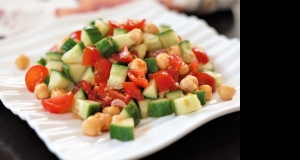 Indian Chickpea Chaat Salad