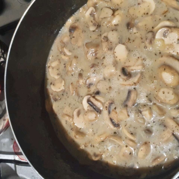 Mushrooms in White Wine Sauce