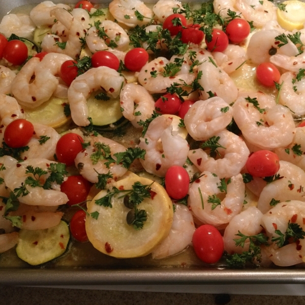 Simple Garlic Shrimp