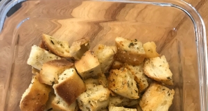 Garlic-Parmesan Croutons
