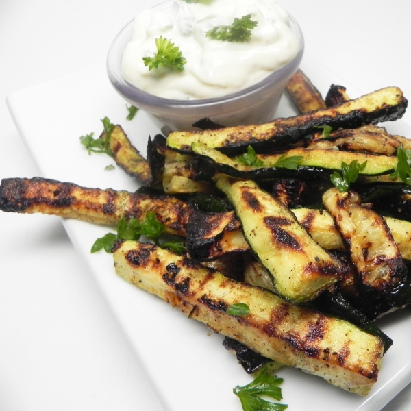 Grilled Zucchini Slices