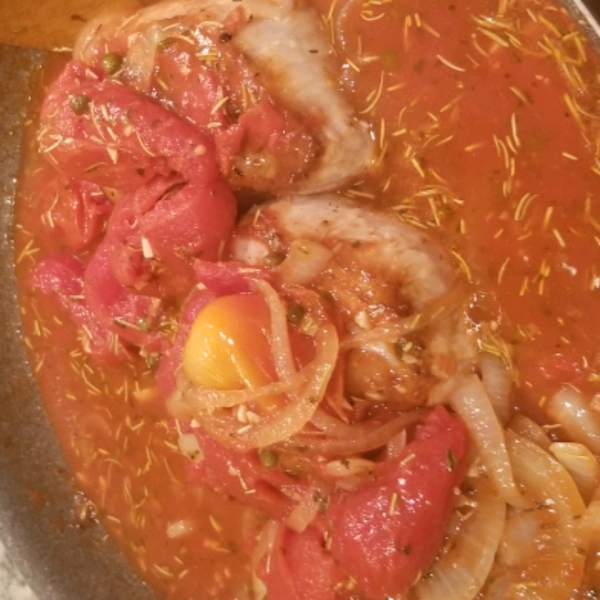 Stewed Tomato Pork Chops