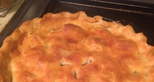 Pineapple-Rhubarb Pie