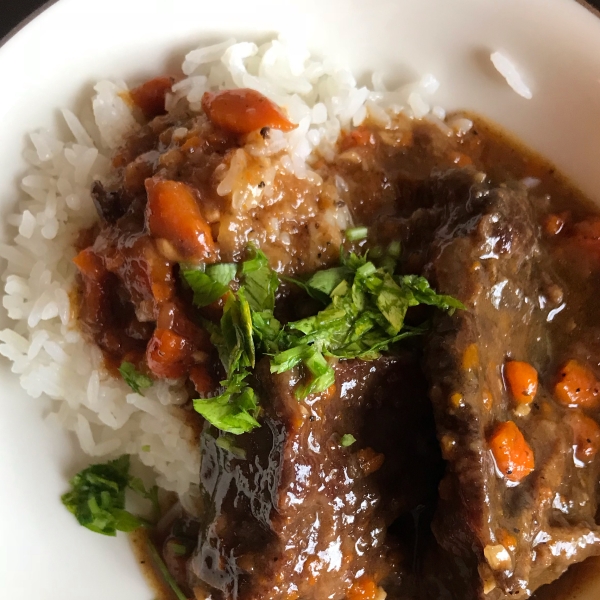 Cider-Braised Pork Cheeks