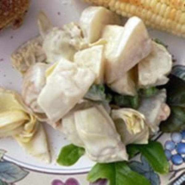 White Beet and Artichoke Heart Salad