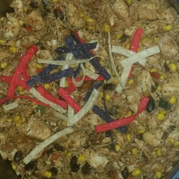 Texan Chicken and Rice Casserole