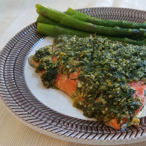 Garlic and Dill Salmon