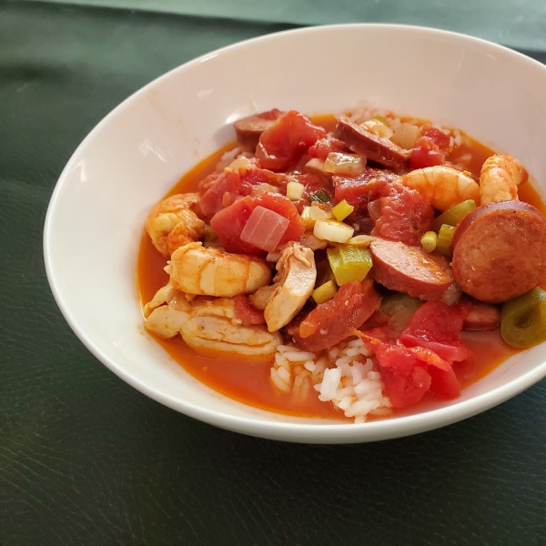 Instant Pot Jambalaya with Shrimp and Chicken