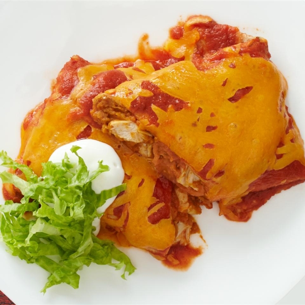 Turkey Pumpkin Enchiladas