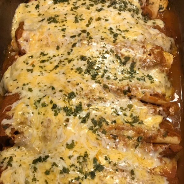 Turkey Pumpkin Enchiladas