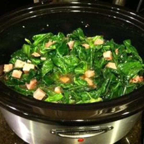 Slow Cooker Southern Collard Greens recipe Easy Cook Find