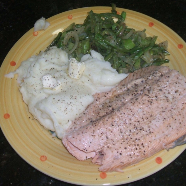 Dill Poached Salmon