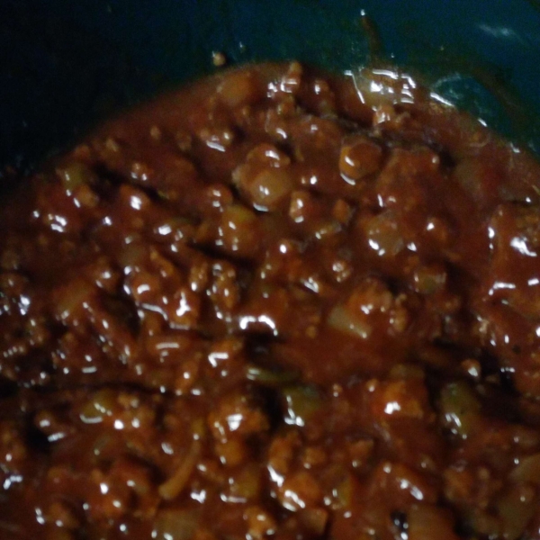 Slow Cooker Ground Beef Barbecue