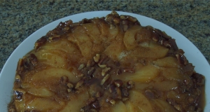 Cranberry Pear Upside-Down Cake