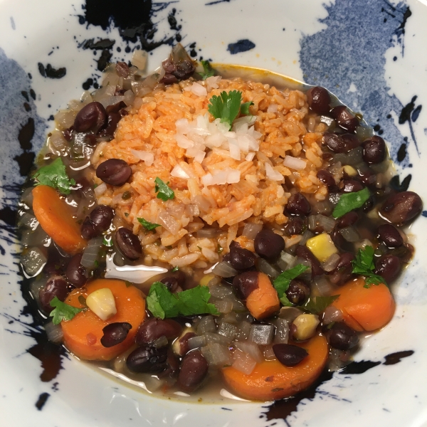 Quick Spicy Black Bean Soup