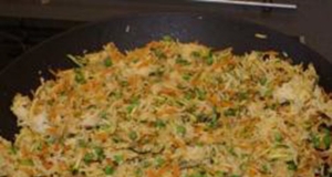 Fried Rice with Vegetables and Peas