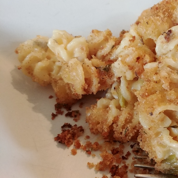 Jim's Beer Mac and Cheese Gratin