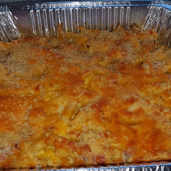 Jim's Beer Mac and Cheese Gratin