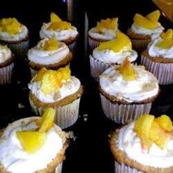 Peach Angel Food Cake