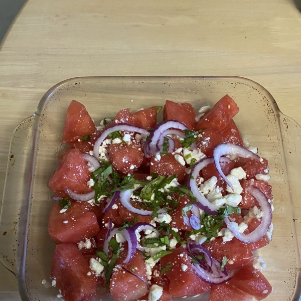 Refreshing Cucumber Watermelon Salad